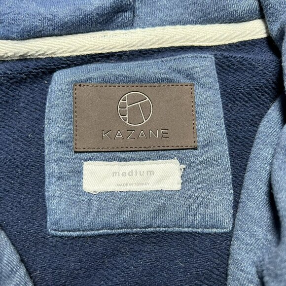 Kazane Hoodied Jacket Blue Men’s Size Medium - Picture 3 of 8